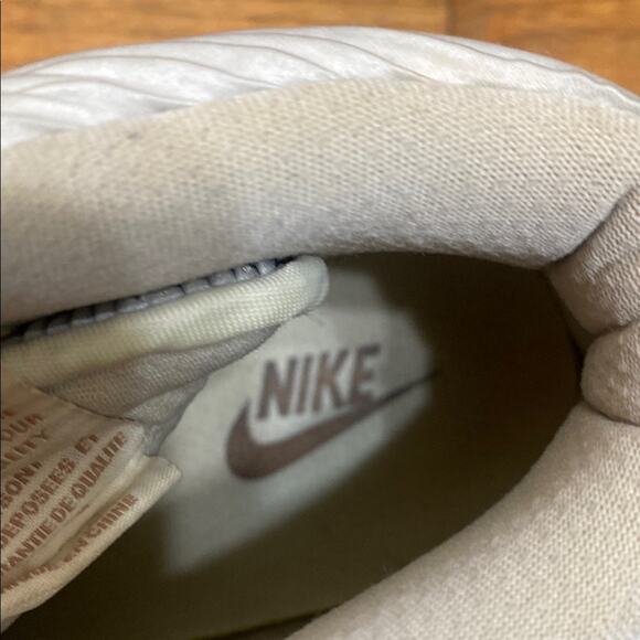 Nike Women's Dunk Sky High Wedge Sneakers Light Bone Metallic Red Bronze - 10 - Picture 9 of 12